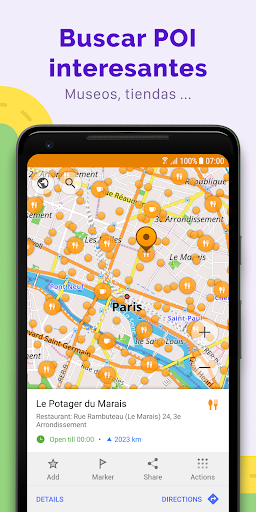 Captura de pantalla de OsmAnd — Mapas y GPS Offline