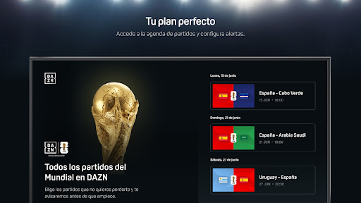 Captura de pantalla de DAZN - Deportes en Directo