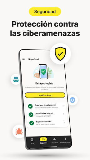 Captura de pantalla de Norton VPN: Secure Wi-Fi Proxy