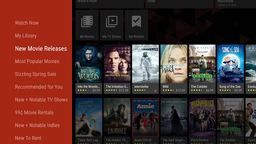 Captura de pantalla de Google TV