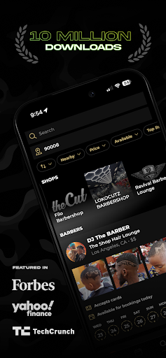 theCut: Find & Book Barbers screenshot