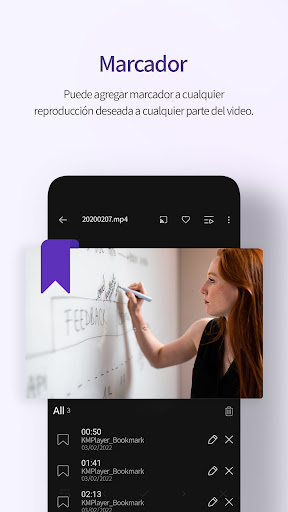 Captura de pantalla de KMPlayer, Reproductor de video