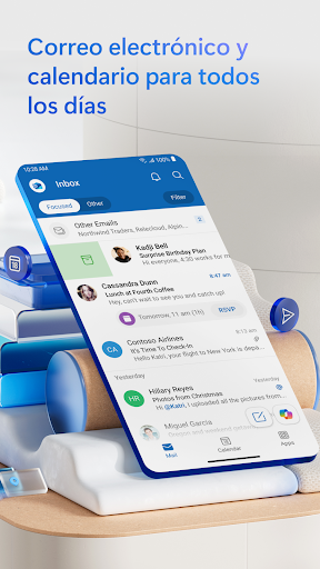 Captura de pantalla de Microsoft Outlook