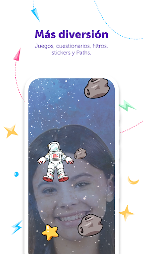 Captura de pantalla de Kinzoo Chat para Familias