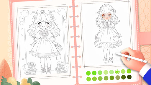 Doll Color: Malen Spiele Screenshot