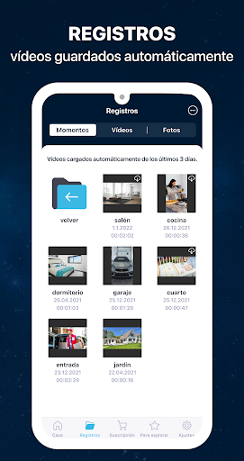 Captura de pantalla de ZoomOn Cámara de Seguridad