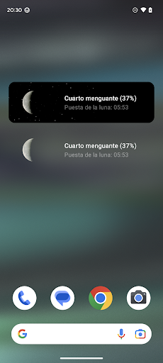 Captura de pantalla de Mi Fase Lunar Pro