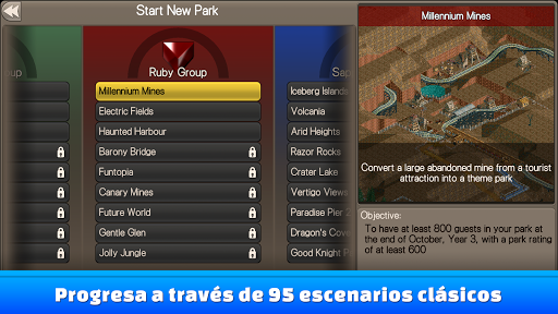 Captura de pantalla de RollerCoaster Tycoon® Classic