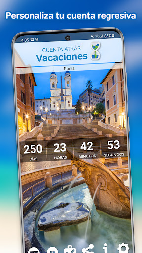 Captura de pantalla de Cuenta atrás de vacaciones