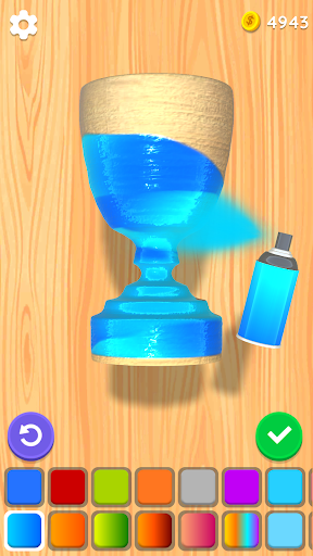 Captura de pantalla de Wood Turning 3D - Carving Game