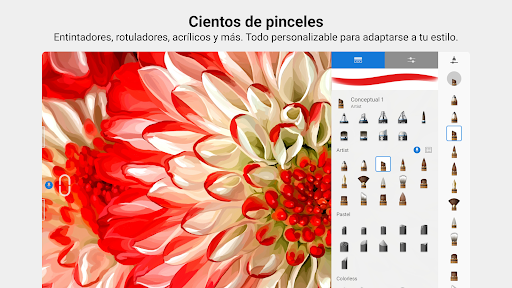 Captura de pantalla de Sketchbook