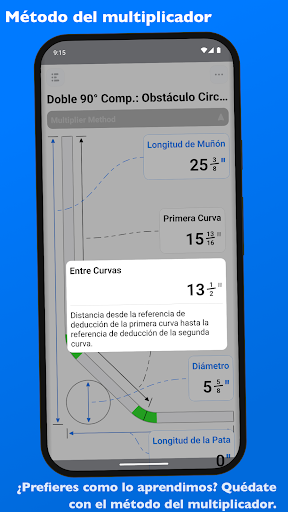 Captura de pantalla de QuickBend: Doblado de Conducto