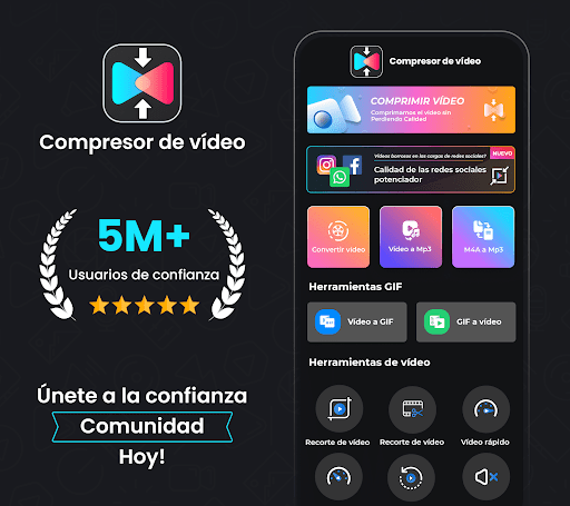 Captura de pantalla de Comprimir Video Y Convertidor