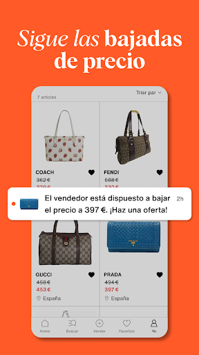Captura de pantalla de Vestiaire Co Moda Segunda Mano