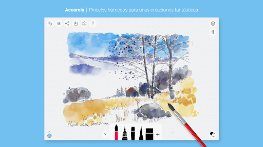Captura de pantalla de Tayasui Sketches
