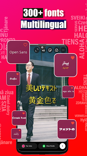 Captura de pantalla de Fonto - story font for IG
