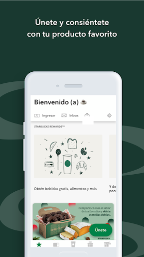 Captura de pantalla de Starbucks México