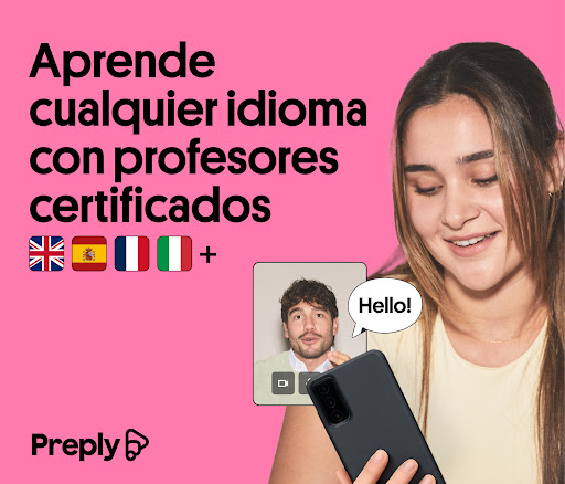 Captura de pantalla de Preply: aprender idiomas