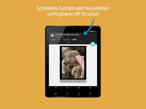 HP Druckdienst-Plug-In Screenshot