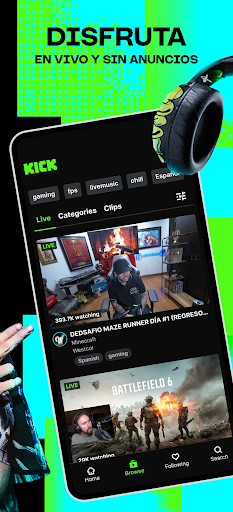 Captura de pantalla de KICK: Live Streaming