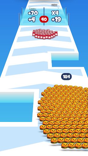 Captura de pantalla de Food Run - Crowd Control Game