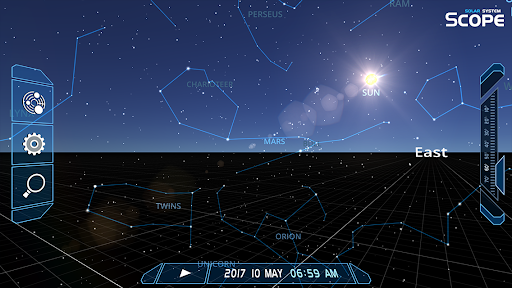 Captura de pantalla de Solar System Scope