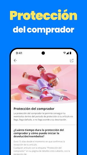 Captura de pantalla de AliExpress: compras online