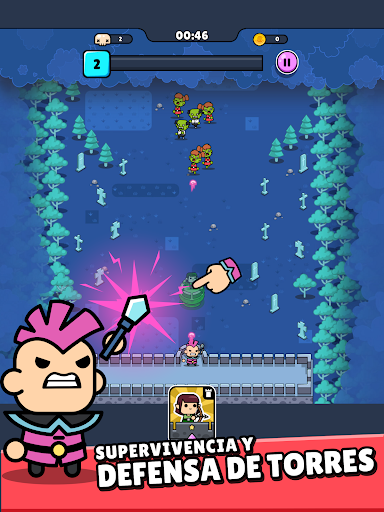 Captura de pantalla de Punko.io: Roguelike TD