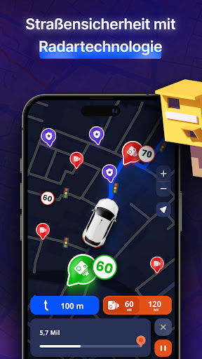 MapXplorer: Navigation, Radar Screenshot