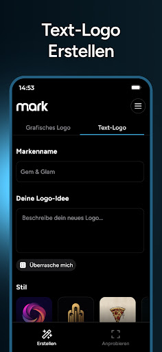 AI Logo Generator - Mark Screenshot