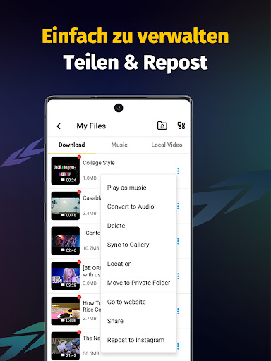 Video-Downloader & Saver HD Screenshot