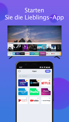 Fernbedienung für Samsung TV Screenshot