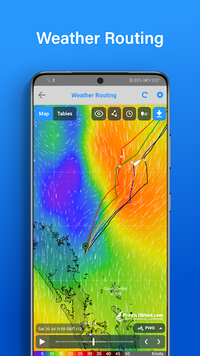 Captura de pantalla de PredictWind - Marine Forecasts