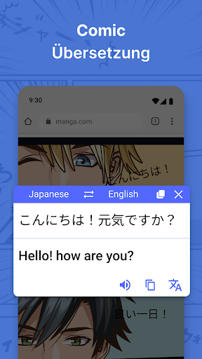 Bildschirmübersetzung Screenshot