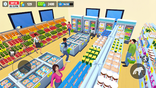 Captura de pantalla de juego de tienda supermercado