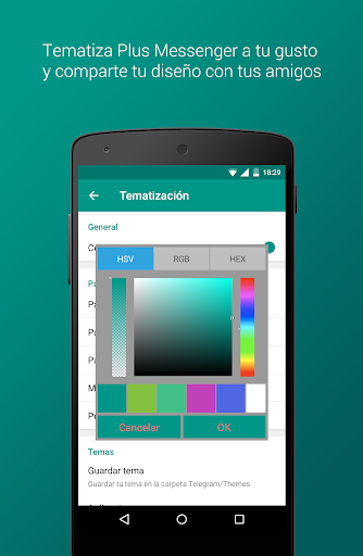 Captura de pantalla de Plus Messenger