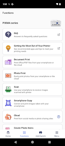 Canon PRINT screenshot
