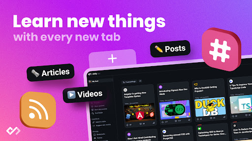 Captura de pantalla de daily.dev - stay up to date