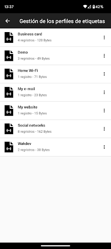 Captura de pantalla de NFC Tools - Pro Edition