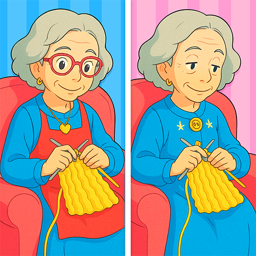 Icono de Juego de Encontrar Diferencias