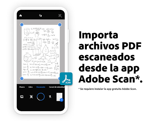 Captura de pantalla de Adobe Acrobat Reader para PDF