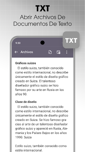 Captura de pantalla de Lector y Visor Documentos PDF