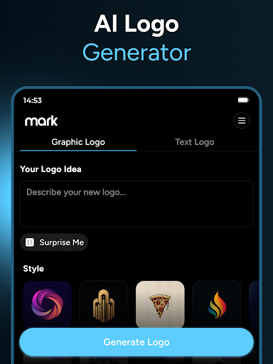 AI Logo Generator - Mark screenshot