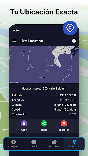 Captura de pantalla de App Brújula - Brújula precisa