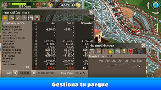 Captura de pantalla de RollerCoaster Tycoon® Classic