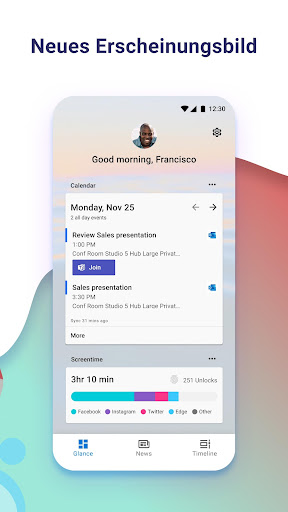 Microsoft Launcher Screenshot