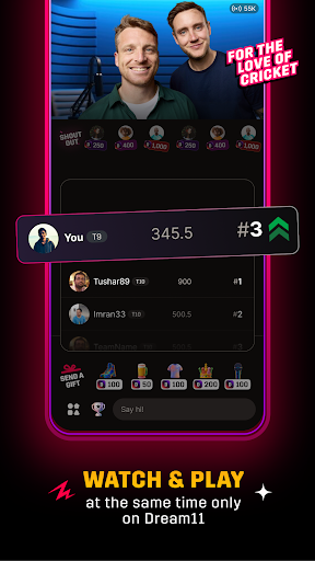 Captura de pantalla de Dream11: Sports Watch Along