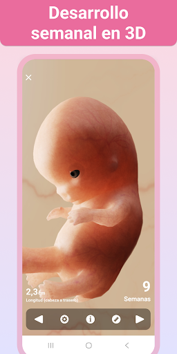 Captura de pantalla de Embarazo + App Semana a Semana