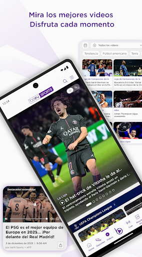Captura de pantalla de beIN SPORTS