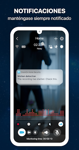 Captura de pantalla de ZoomOn Cámara de Seguridad
